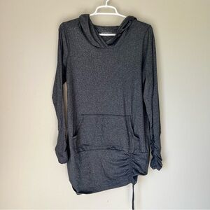 Beyond Yoga Women’s Gray Hooded Lightweight Pullover size Medium